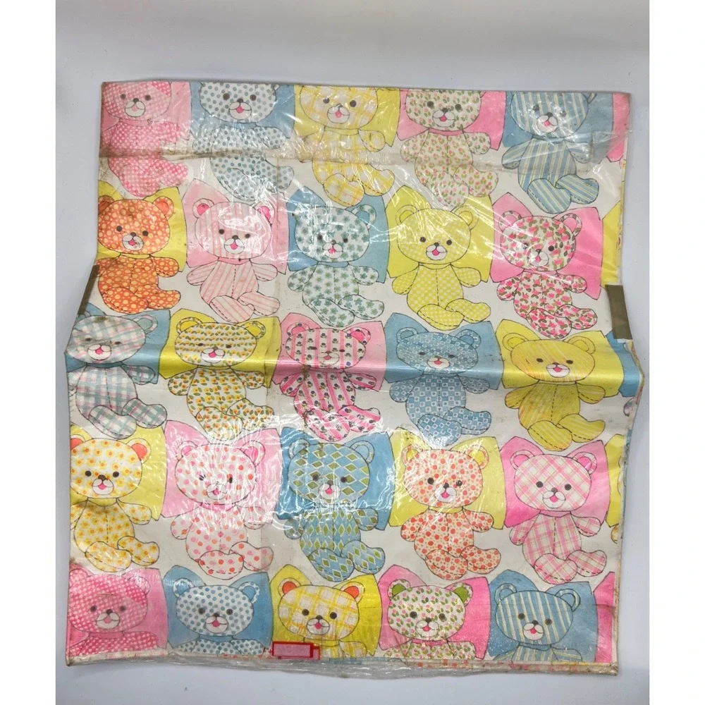 VTG Buzza Color Magic Baby General‎ Gift Wrapped Colorful Teddy Bears Sealed 90s